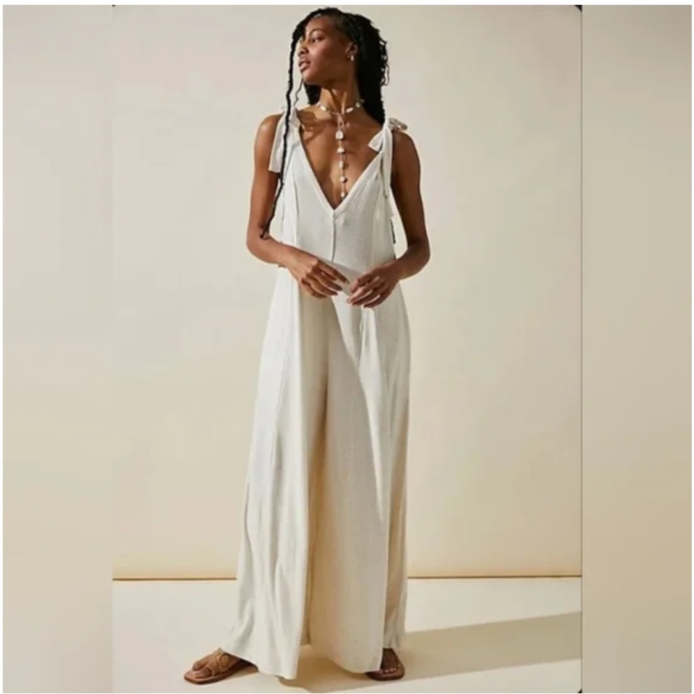 x-Small cream Free People Beach Alice One-Piece jumpsuit